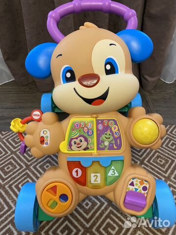 Ходунки каталка fisher price ученый щенок