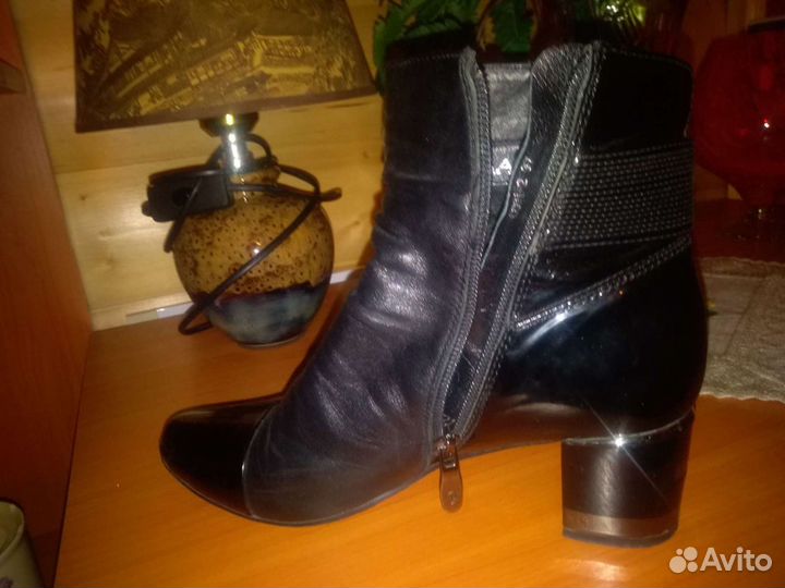 Ботильоны женские 37 размер натуральная кожа