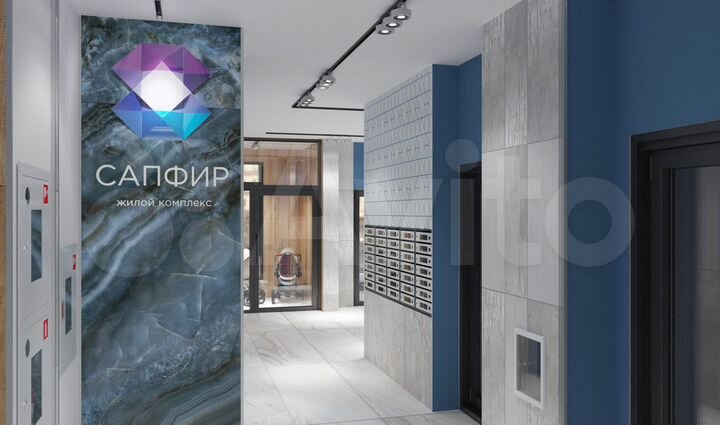 2-к. квартира, 42,9 м², 4/24 эт.