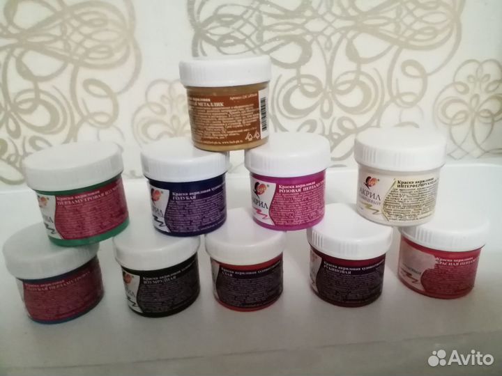 Краска акриловая художественная глянцевая