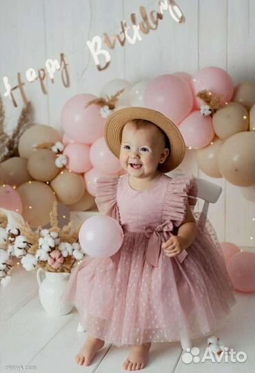 Платье для девочки на годик