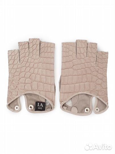 Перчатки Шопен из кожи крокодила