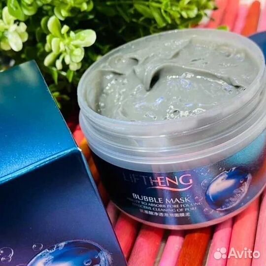 Маска для лица пузырьковая с аминокислотами шелка