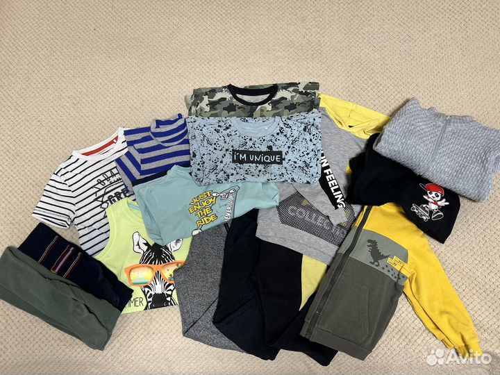 Вещи пакетом на мальчика от 2 до 4 лет