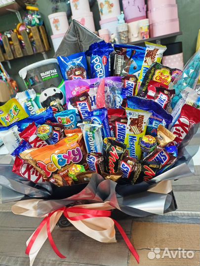 Сладкие букеты для взрослых и детей