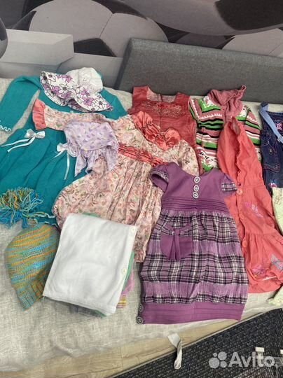 Одежда на девочку 1-3 года пакетом