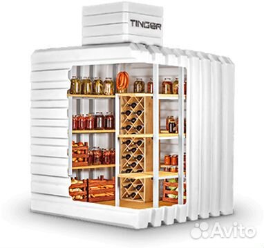 Бесшовный пластиковый погреб Тингард