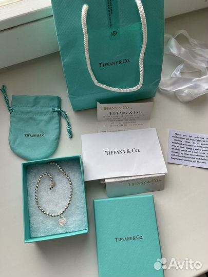 Tiffany браслет, серебро, оригинал