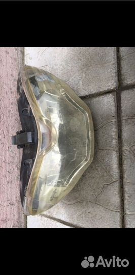 Передний пластик с фарой на скутер