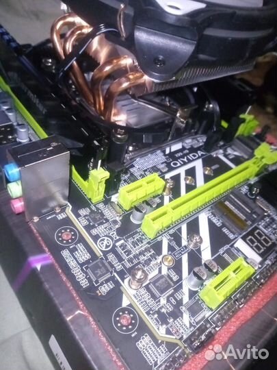 Материнская плата Х99(4хканал) +2620V3+2x8Гб и др