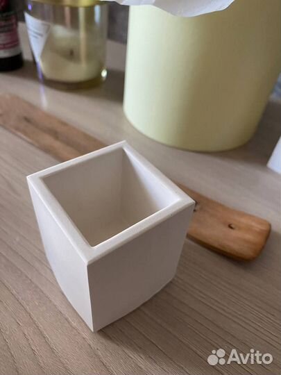 Кашпо, шкатулка, декор для дома из гипса