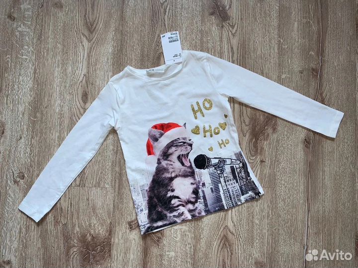 Новый лонгслив Hm 98/104