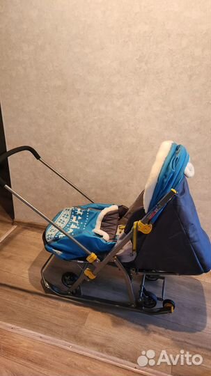 Детские санки коляска бу