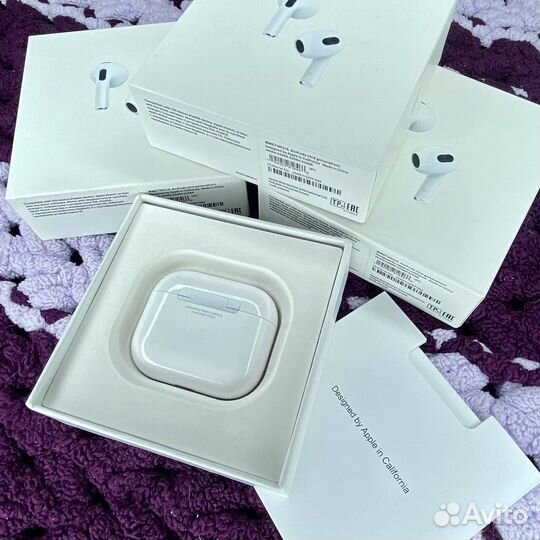 AirPods 3 Premium с функцией беспроводной зарядки