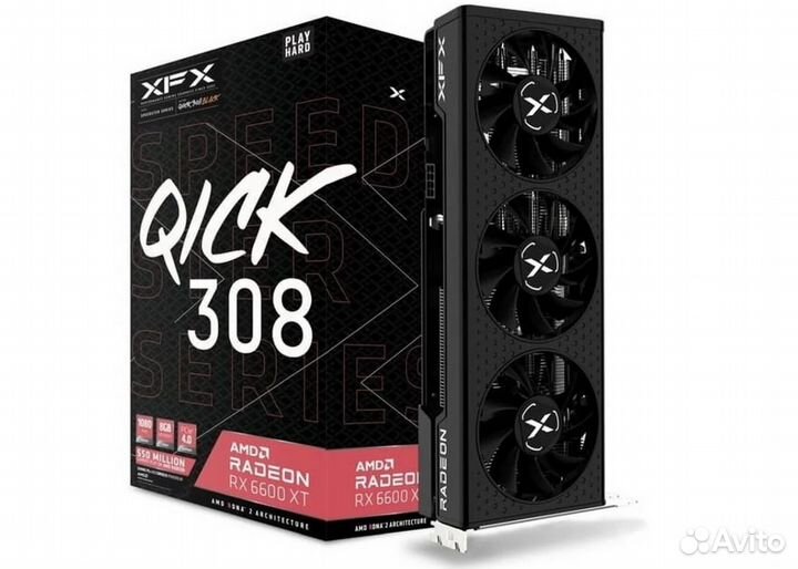 Видеокарта XFX RX 6600 XT 8Gb (Qick 308)