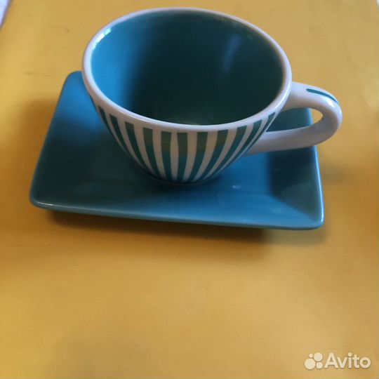 Кофейный сервиз Yves Rocher). Сделано во Франции