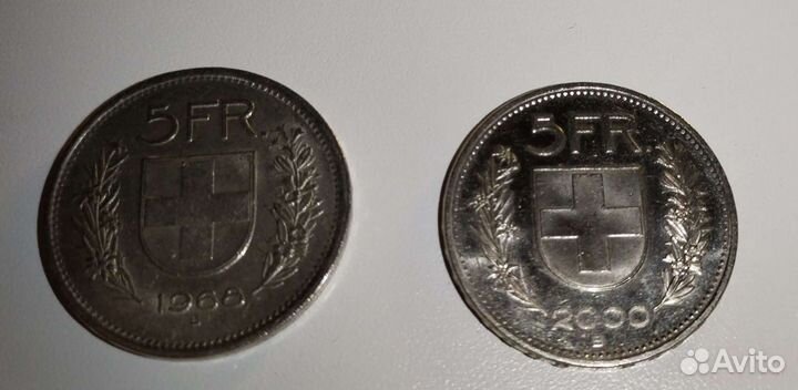 Франки Швейцария монеты