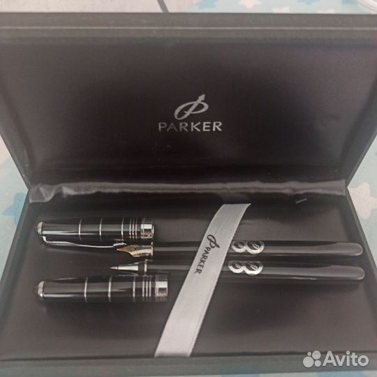Набор ручек Parker перьевая и роллер