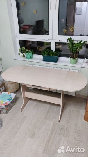 Кухонный стол раскладной овальный