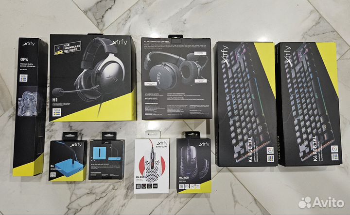 Клавиатура, мышь, наушники