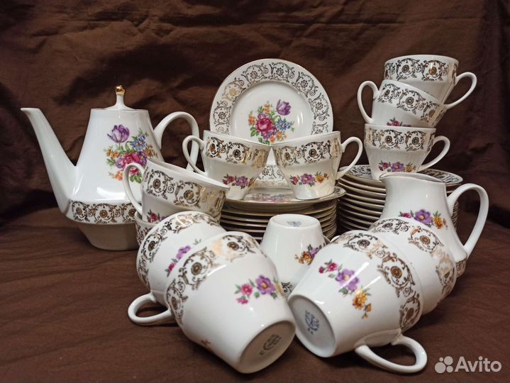 Винтажные чай/ коф сервизы соцстраны, СССР