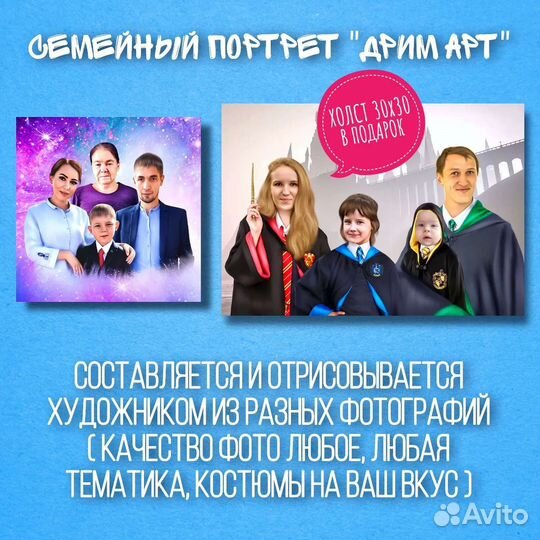 Печать на холсте по фото подарок