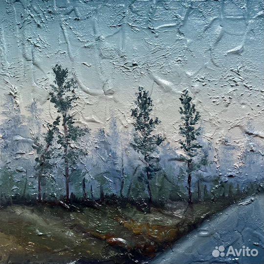 Картина маслом на холсте пейзаж