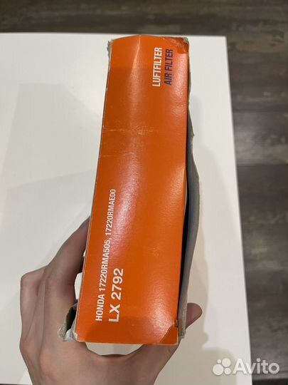 Lx 2792 фильтр воздушный mahle (оригинал)