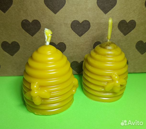 Свечи восковые ручной работы