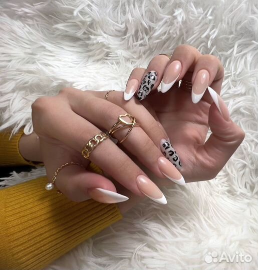 Маникюр с покрытием гель лак/наращивание