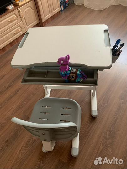 Растущая парта со стулом. Парта FunDesk Piccolino