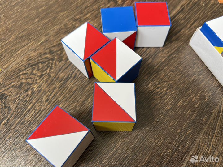 Кубики Никитина со схемами Сложи узор