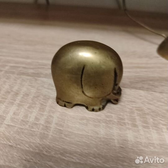 Статуэтка бронзовый слоник