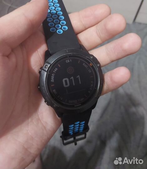 Часы Garmin Fenix 6x pro solar titanium