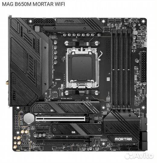 Материнская плата MSI MAG B650M mortar wifi mATX A