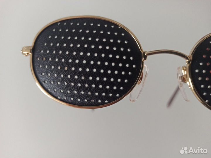 Очки тренажеры детские с перфорацией