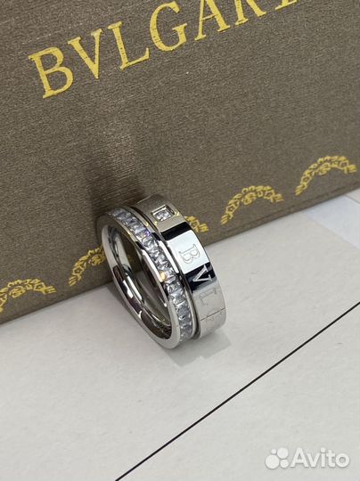Кольцо Bvlgari lux новинка