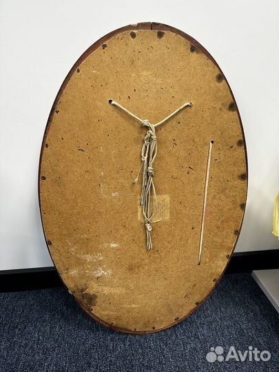 СССР Зеркало настенное овальное в деревянной раме