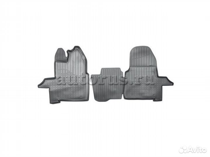 Коврики в салон полиуретан ford Transit 14 черный