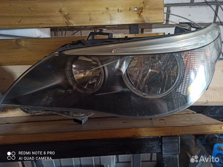 Передние фары bmw e60 галоген