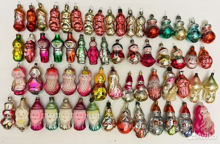 Елочные игрушки винтажные СССР