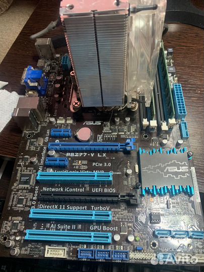 Материнская плата LGA1155 с процессором i7