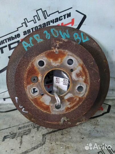 Диск тормозной toyota. noah picnic sienna voxy. ZRR85G ZRR85W ZWR80G ZWR80W задний правый левый толщ