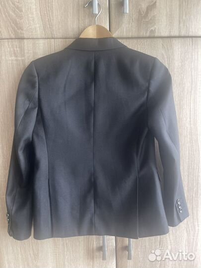 Школьный пиджак черный для мальчика