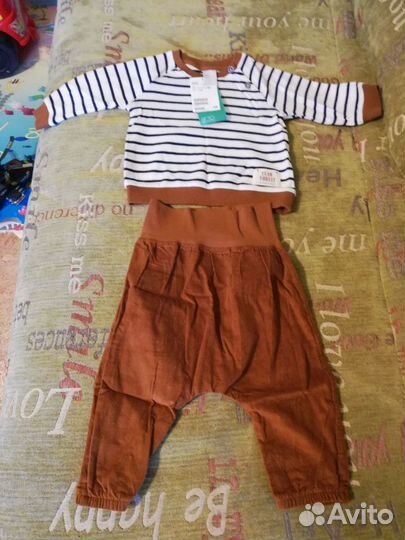 Костюмчик H&M для новорожденных новый