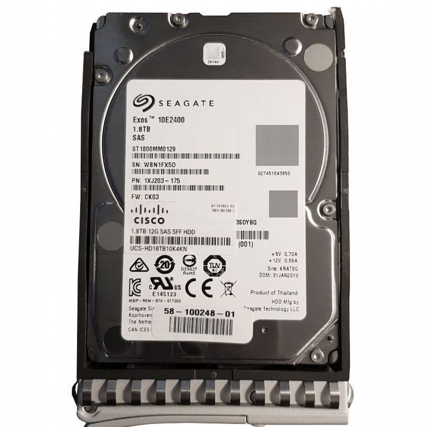 [UCS-HD18TB10K4KN] Жесткий Диск Cisco 1.8tb Sas 2,5" Ucs-Hd18tb10k4kn