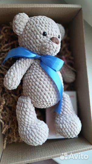 Вязаный Мишка ручная работа подарки