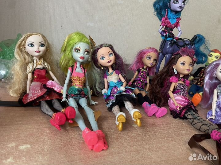 Ever After High и Monster High куклы