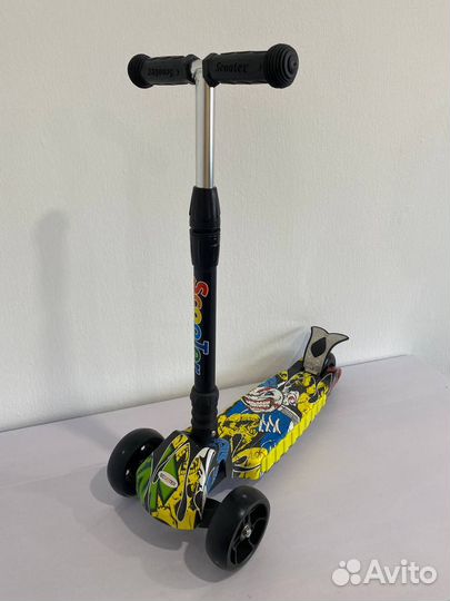 Самокат детский трехколесный 231А