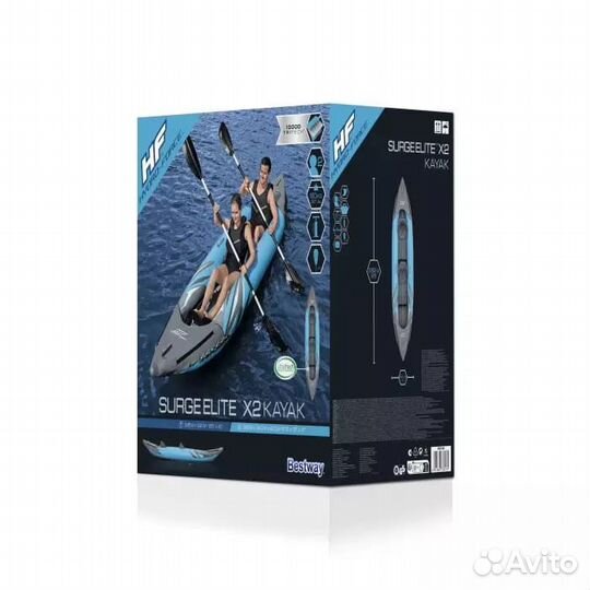 Видео обзор Каяк байдарка Kayak Bestway 65144